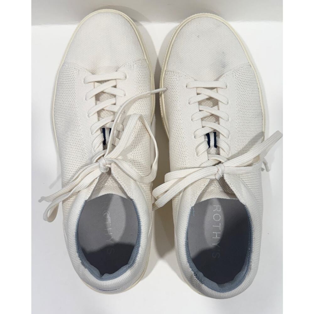 ROTHY'S The RS01 Sneaker Lace Up Shoes Preppy Casual Men's Size 11 - Picture 3 of 9